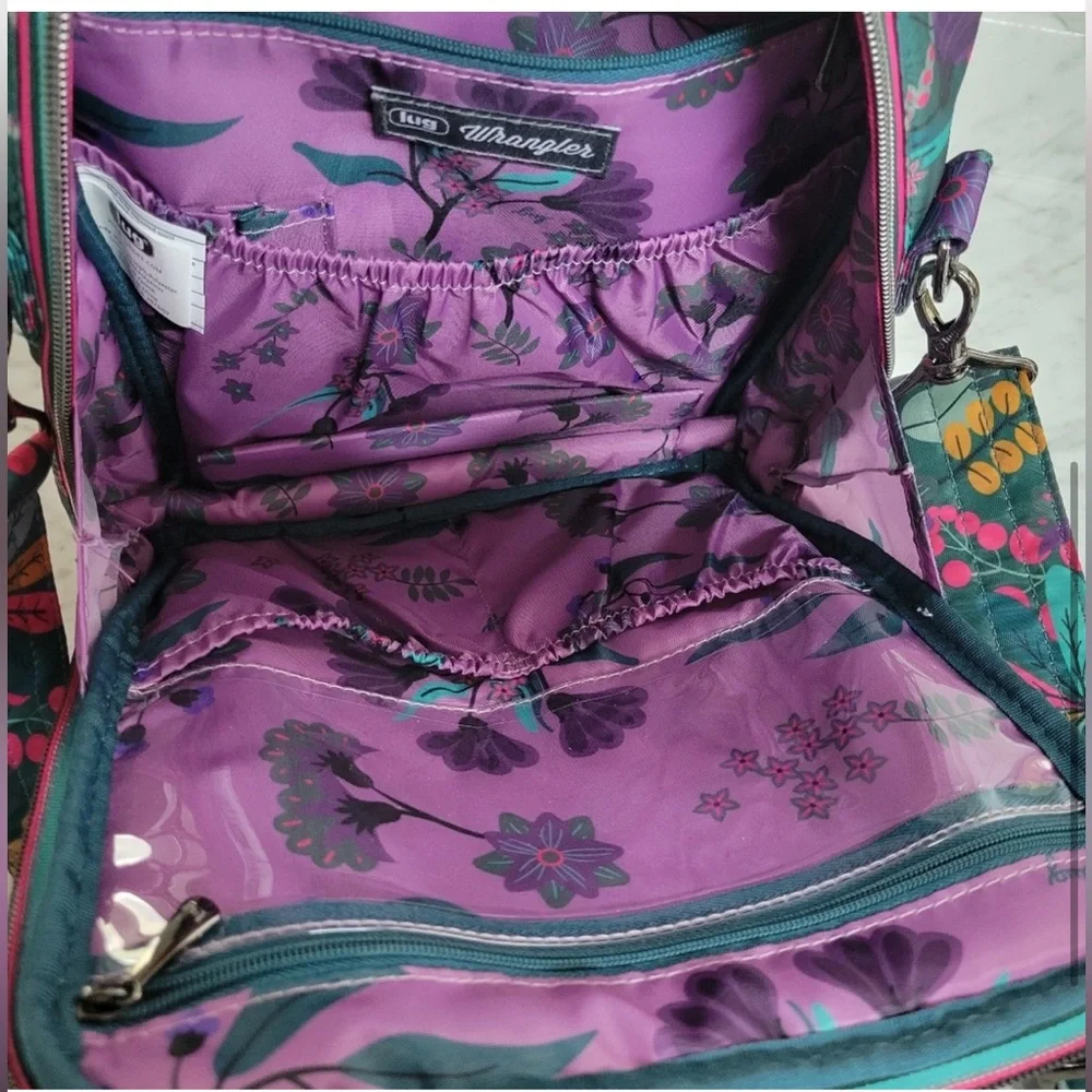 Lug Wrangler Crossbody Bag Evermore Flora - Picture 5 of 17